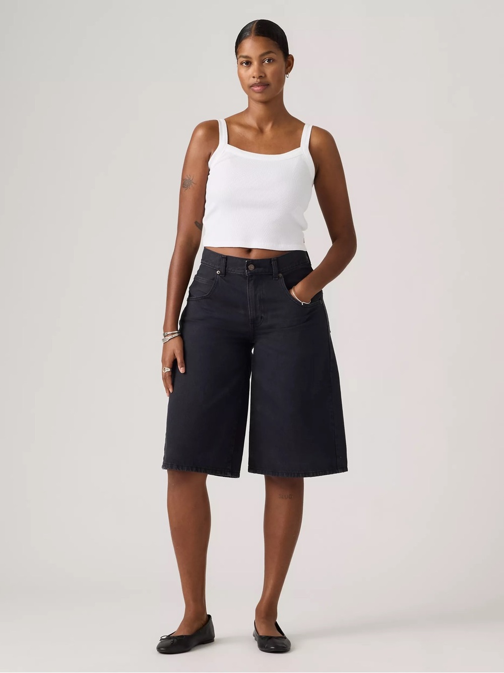Levi's Black Extra Baggy Jorts - Picture 4 of 9